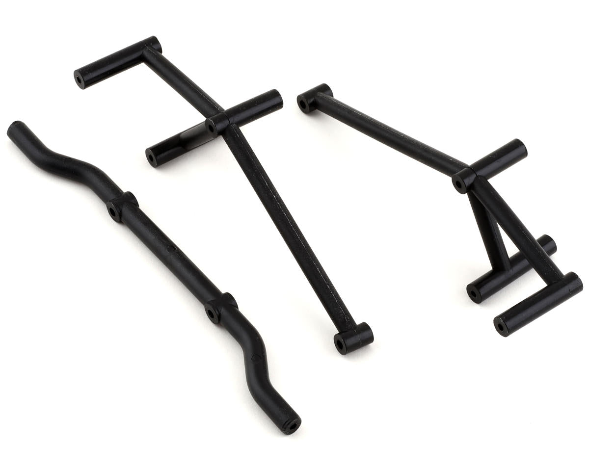 LOS241057 Losi Rear Cage Body Support, Black, LMT Mega Losi
