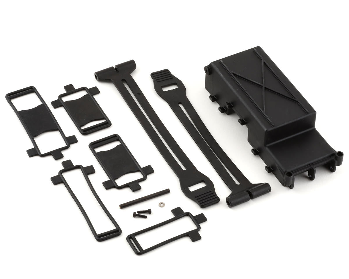 LOS241065 Losi Low CG Battery Tray and Straps, LMT Mega Losi