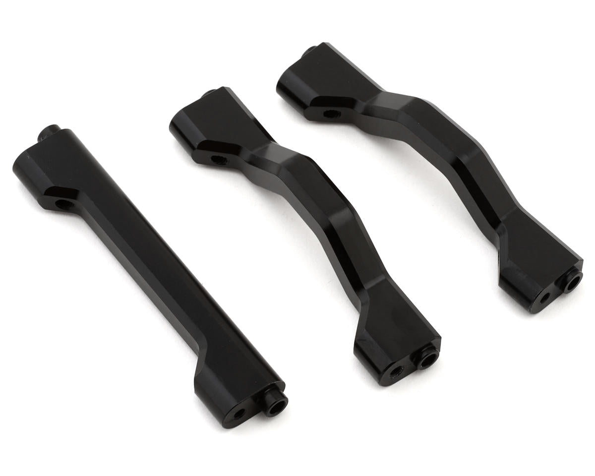 LOS241073 Losi Black Aluminium Crossbar, Center Chassis, 3pcs, LMT, Tuned LMT Losi