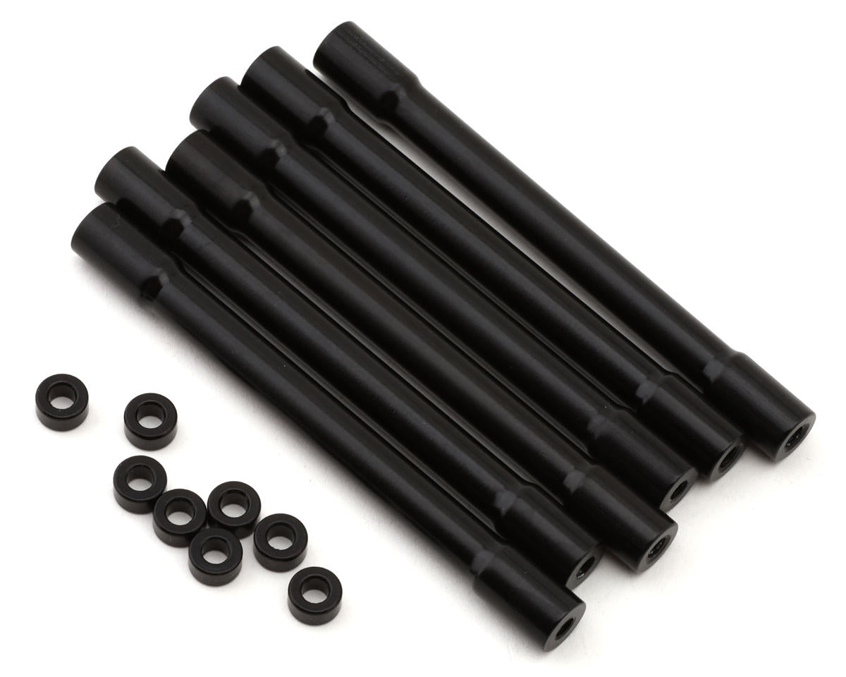 LOS241074 Losi Black Aluminium Crossbar and Spacer, Cab Section, 6pcs, Tuned LMT Losi