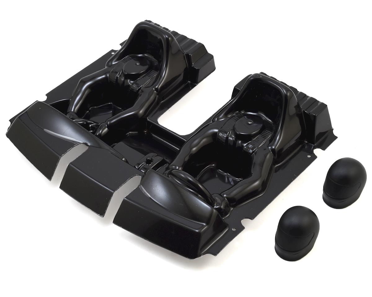 LOS250023 Losi Interior with helmets, Clear, Super Baja Rey Losi