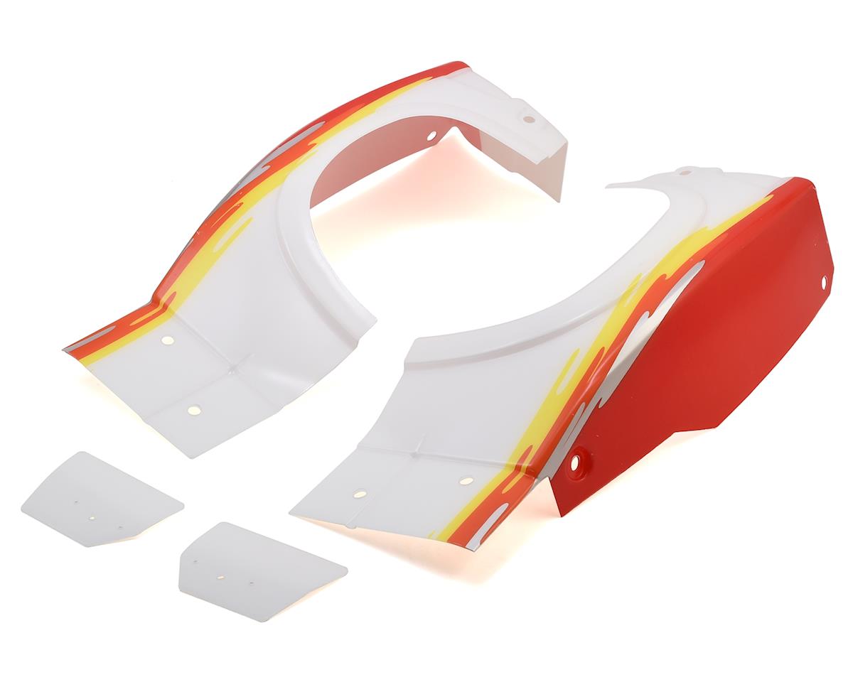 LOS250029 Losi L/R Rear Fender Set, Red, Super Baja Rey, Clearance Losi