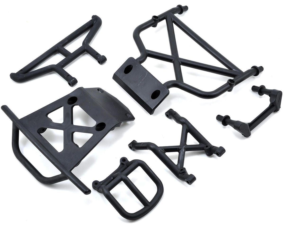 LOS251011 Losi Front/Rear Bumper & Bumper Brace, 1, 5 4wd DB XL Losi