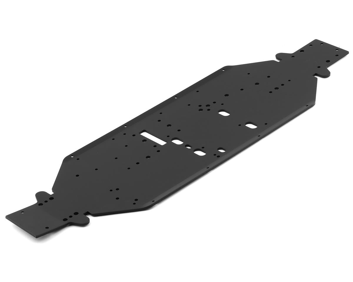 LOS251113 Losi 4mm Black Chassis with Brace Plate, DBXL 2.0 Losi