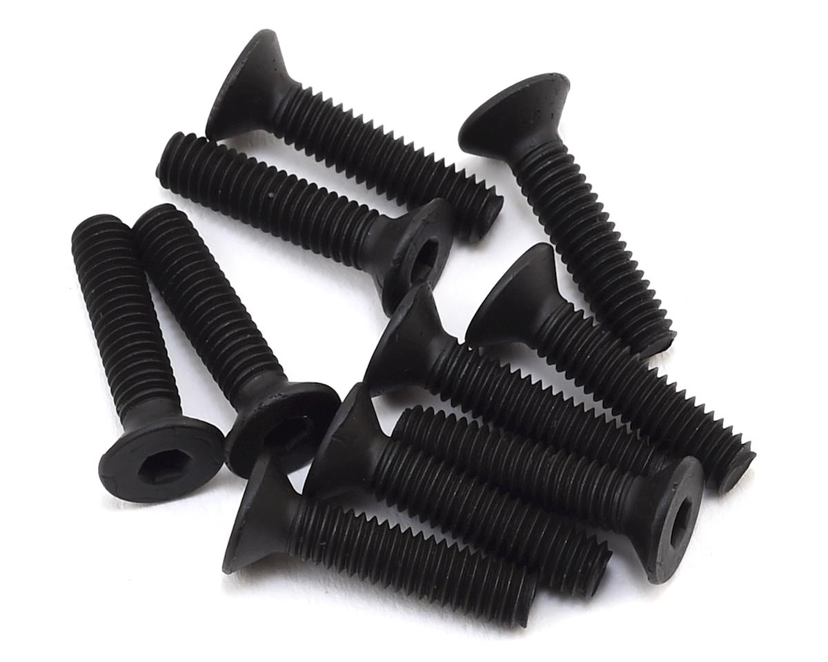LOS255020 Losi Flat Head Screws, Stl, BO, M4 x 18mm (10) Losi