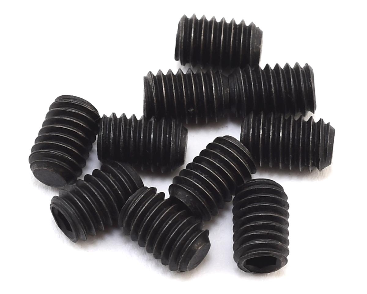 LOS255021 Losi Set Screws, Stl, BO, Flat Point, M4 x 6mm (10) Losi