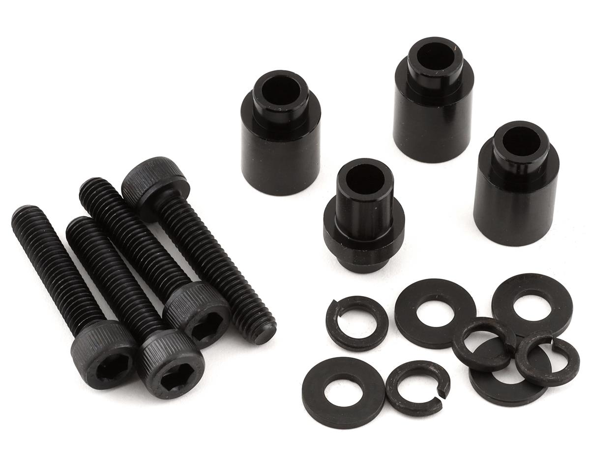 LOS256010 Losi Black Engine Mount Spacers and Aluminium Clutch Mount, DBXL 2.0 Losi