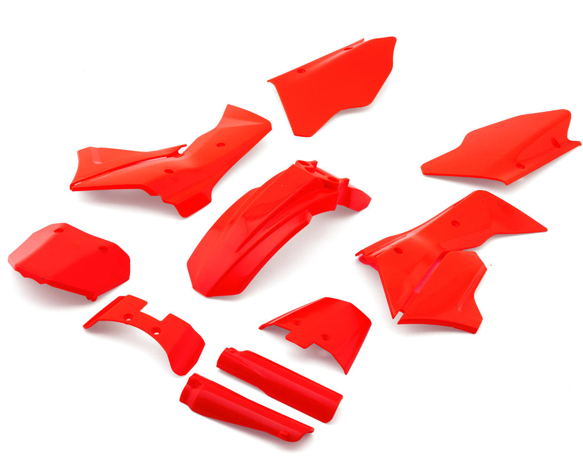 LOS260000 Losi Red Plastics with Wraps, ProMoto-MX Losi