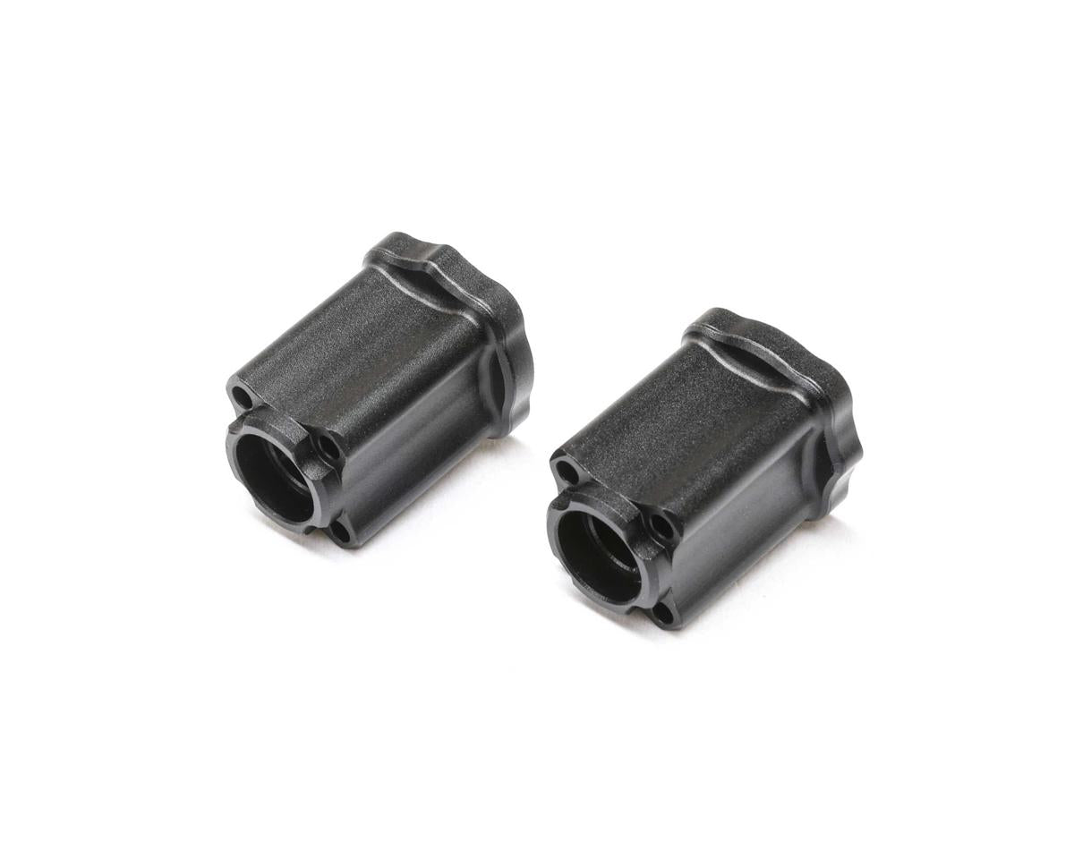 LOS312009 Losi 0-Deg Axle Mount Rear, Black Aluminium, Mini LMT Losi