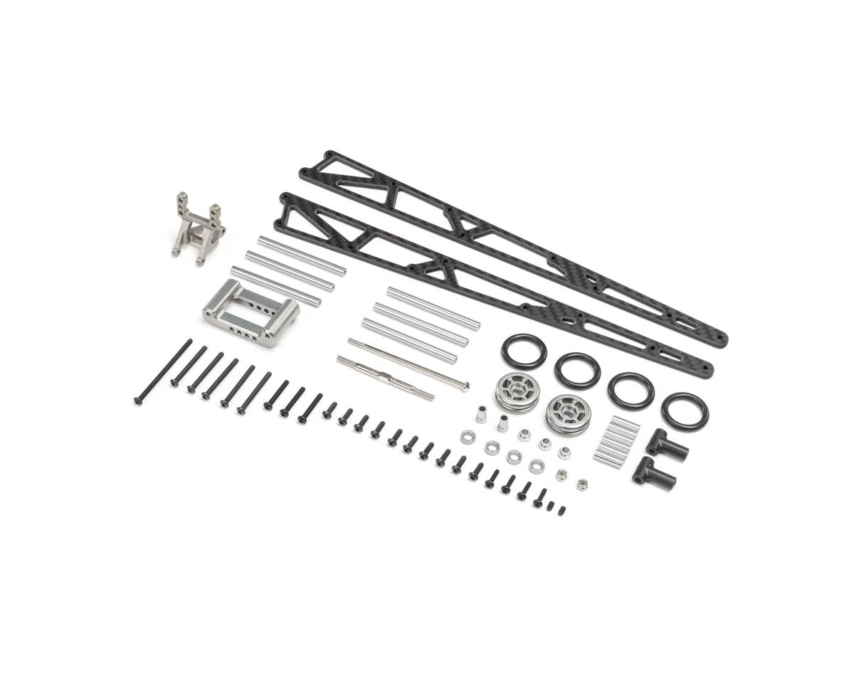 LOS331017 Losi Complete Carbon Wheelie Bar, 22S Drag Losi