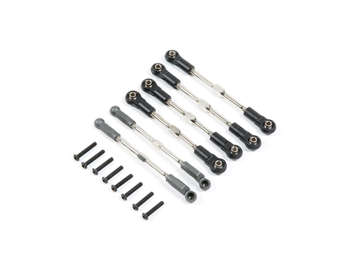 LOS334020 Losi Adjustable Turnbuckle Set, 6pcs, 22S Losi