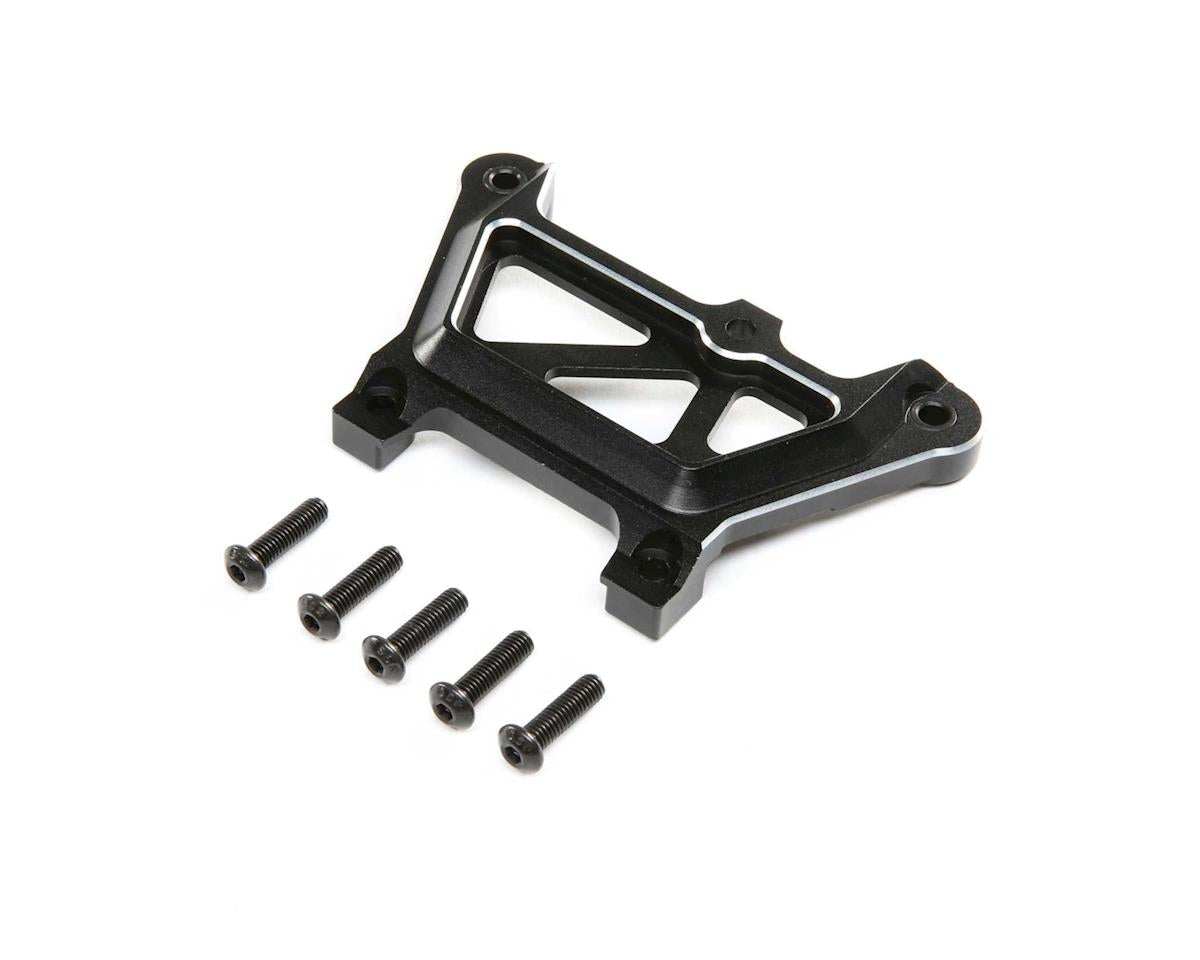 LOS351018 Losi Front Top Plate, Aluminum, Black, DBXL-E 2.0 Losi
