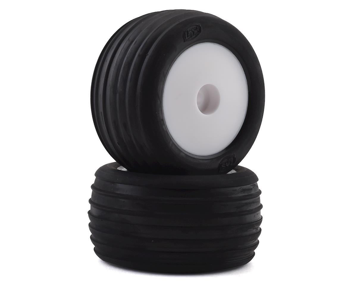 LOS41014 Losi Front Mounted Directional Tyres, White, 2pcs, Mini-T 2.0 Losi