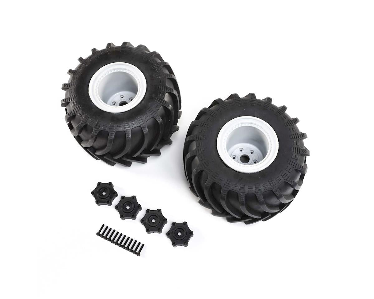 LOS43034 Losi Mounted Monster Truck Tyres, 2pcs, LMT Losi