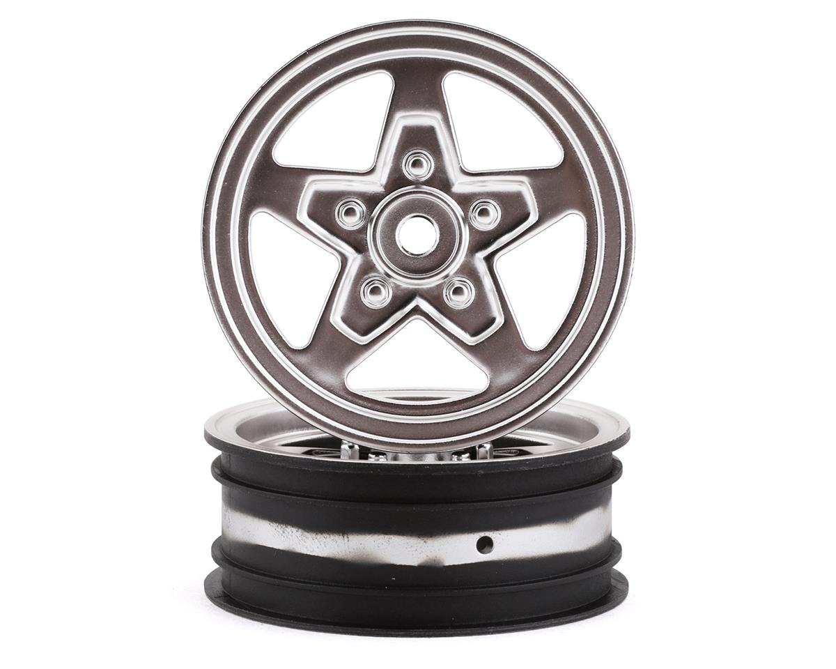 LOS43045 Losi Chrome Front Wheel, 2pcs, 22S Drag Losi