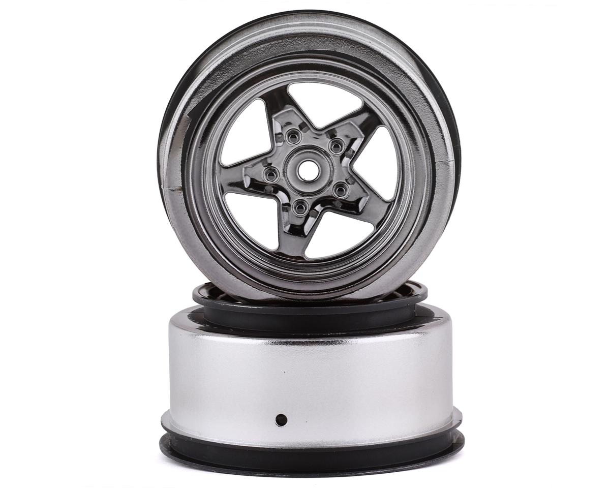 LOS43050 Losi Black Chrome Rear Wheel, 2pcs, 22S Drag Losi