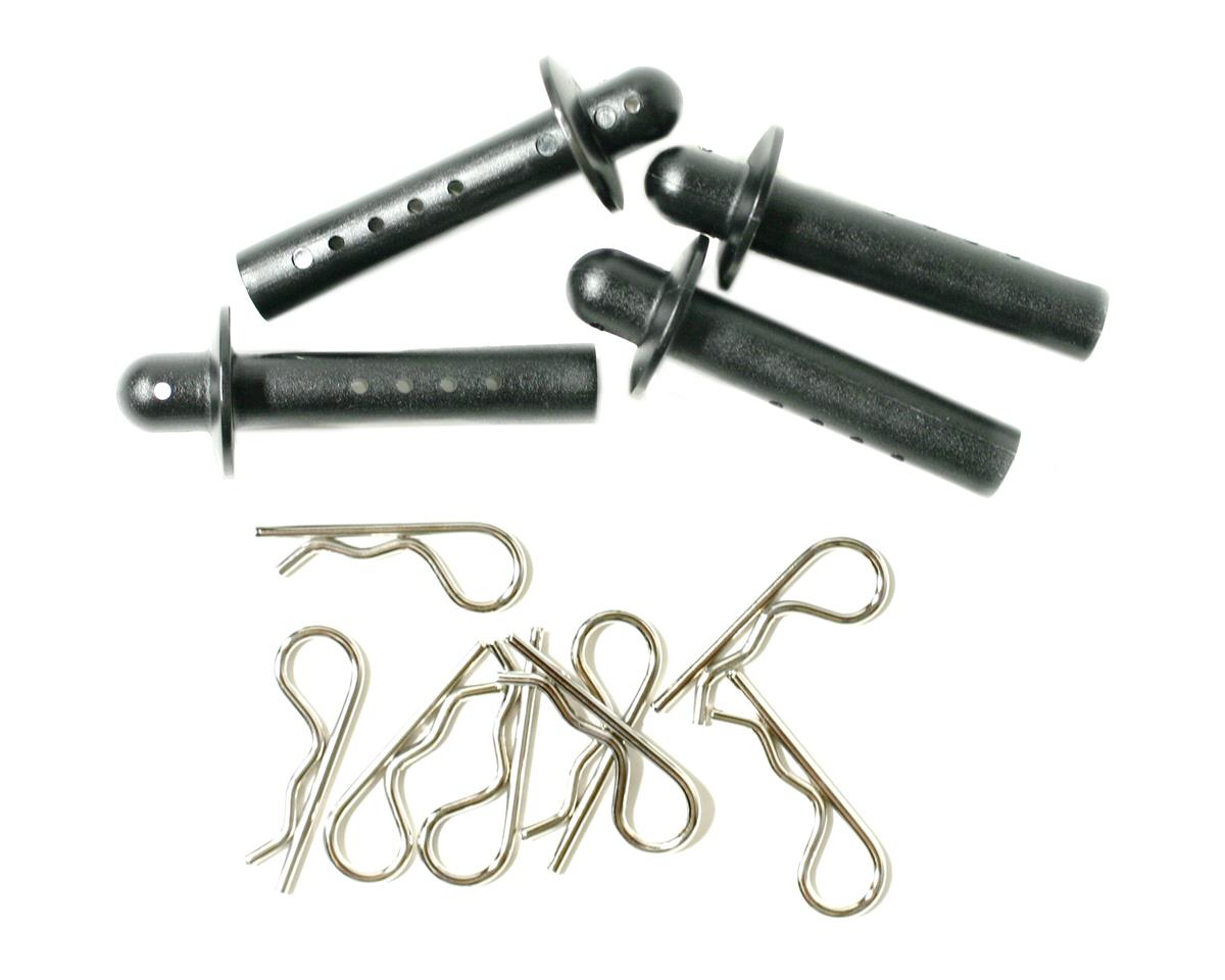 LOSB2450 Losi Frnt/RearBodyMountPosts&HardwareLST/2,AFT,MUG,MGB Losi