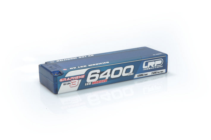 LRP-430271 LRP HV LCG Modified GRAPHENE-3 6400mAh Hardcase Akku - 7.6V LiPo - 120C/60C LRP