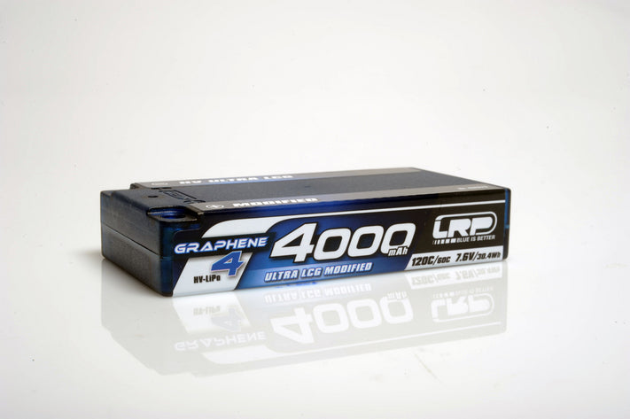 LRP-431273 LRP HV Ultra LCG Modified Shorty GRAPHENE-4 4000mAh Hardcase battery - 7.6V LiPo - 120C/60C LRP