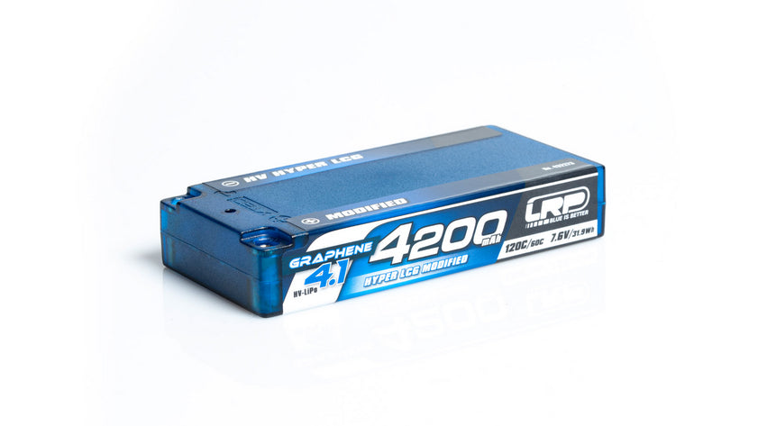 LRP-432273 LRP HV Hyper LCG Modified Shorty GRAPHENE-4.1 4200mAh LiPo Battery LRP
