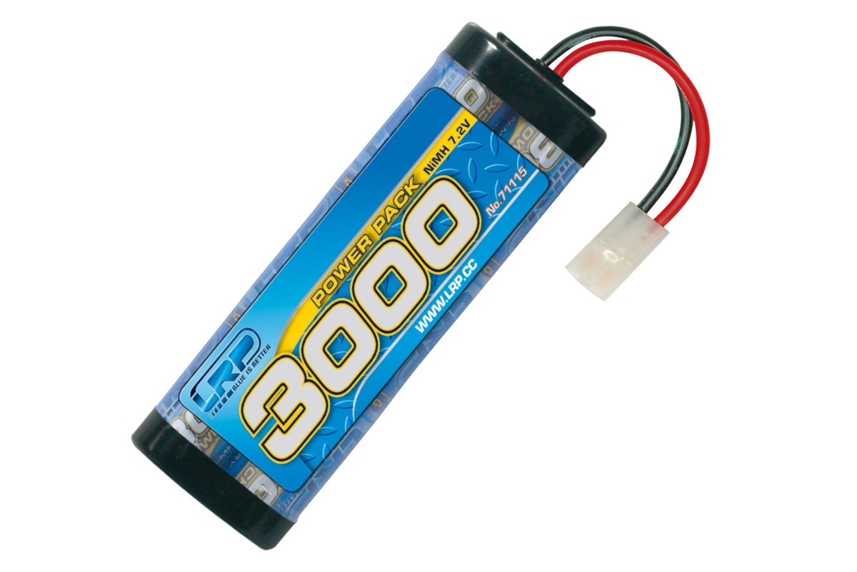 LRP Power Pack 3000mAh - 7.2v - 6 Cell - NiMH Stickpack Battery - Tamiya Plug LRP-71115