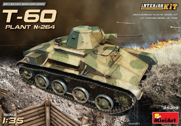 MiniArt 1/35 T-60 (Plant No.264.Stalingrad) Interior Kit Plastic Model Kit