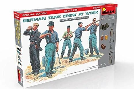 MiniArt 1/35 German Tank Crew at Work. Special Edition Plastic Model Kit