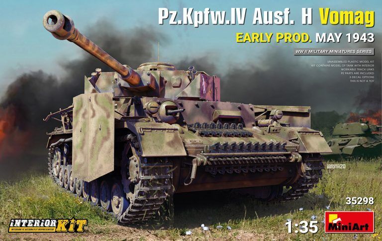 MiniArt 1/35 Pz.Kpfw.IV Ausf. H Vomag. Early Prod. (May 1943) Interior Kit Plastic Model Kit
