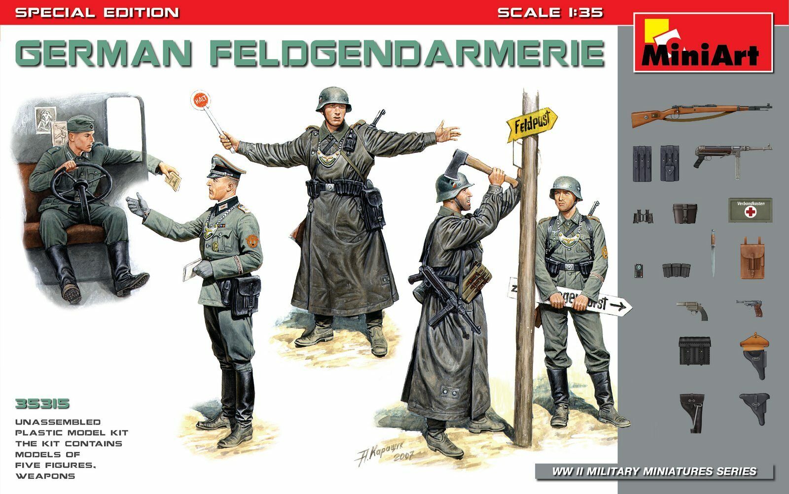 MiniArt 1/35 German Feldgendarmerie. Special Edition Plastic Model Kit