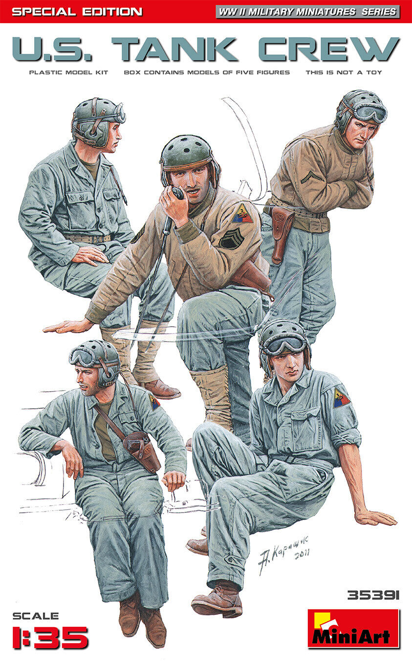 MiniArt 1/35 U.S. Tank Crew.Special Edition Plastic Model Kit