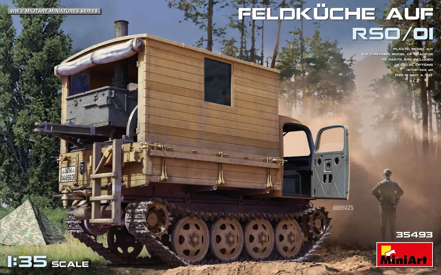 MiniArt 1/35 Feldkuche Auf RSO/01 Plastic Model Kit