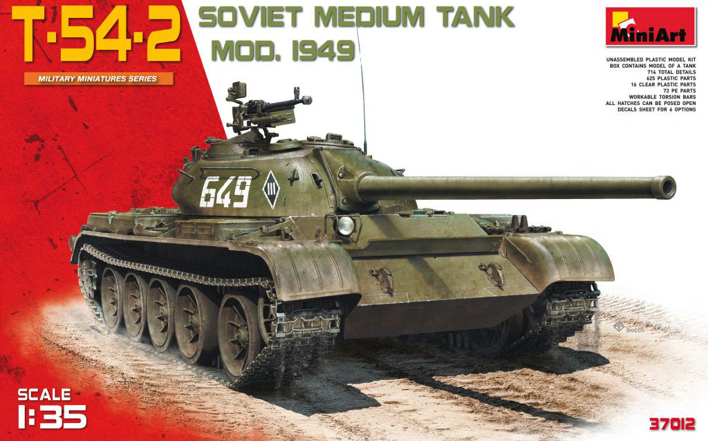 MiniArt 1/35 T-54-2 Mod. 1949 Plastic Model Kit