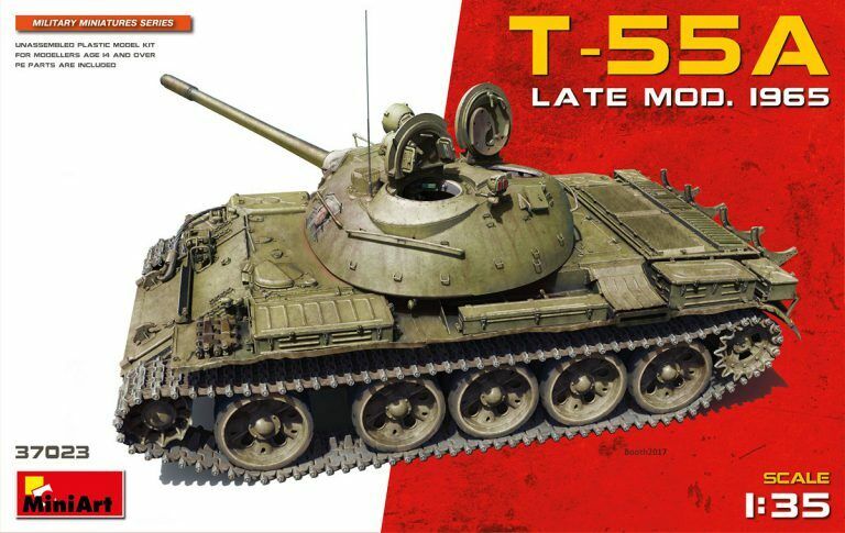 MiniArt 1/35 T-55A Late Mod. 1965 Plastic Model Kit