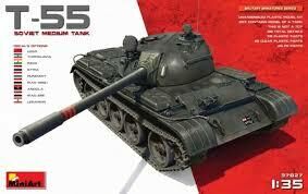 MiniArt 1/35 T-55 Soviet Medium Tank Plastic Model Kit