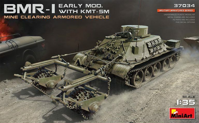 MiniArt 1/35 BMR-1 Early Mod. with KMT-5M Plastic Model Kit