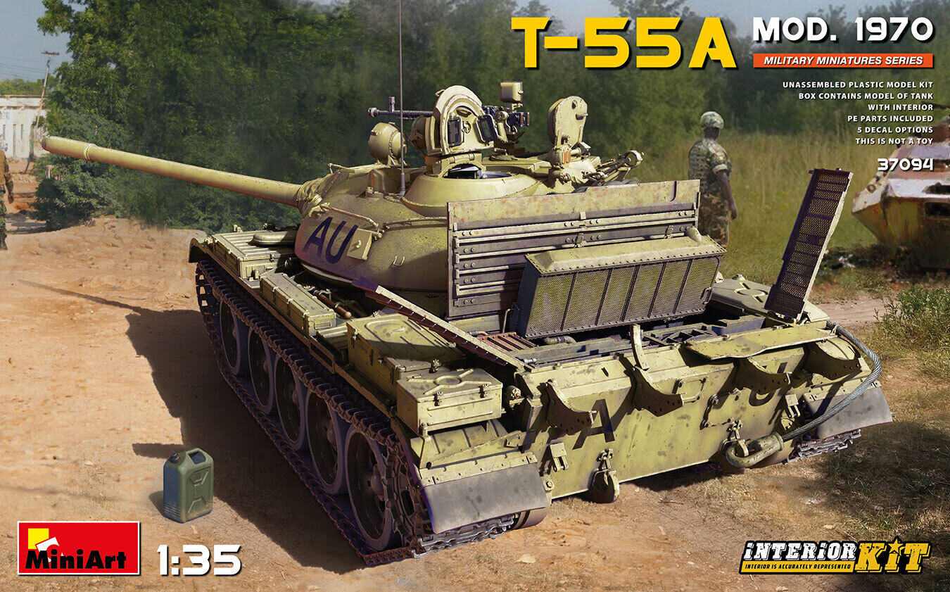 MiniArt 1/35 T-55A Mod. 1970 Interior Kit Plastic Model Kit
