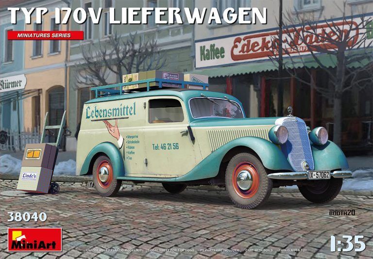 MiniArt 1/35 Typ 170V Lieferwagen Plastic Model Kit