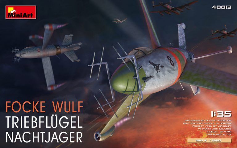 MiniArt 1/35 Focke Wulf Triebflugel Nachtjager Plastic Model Kit