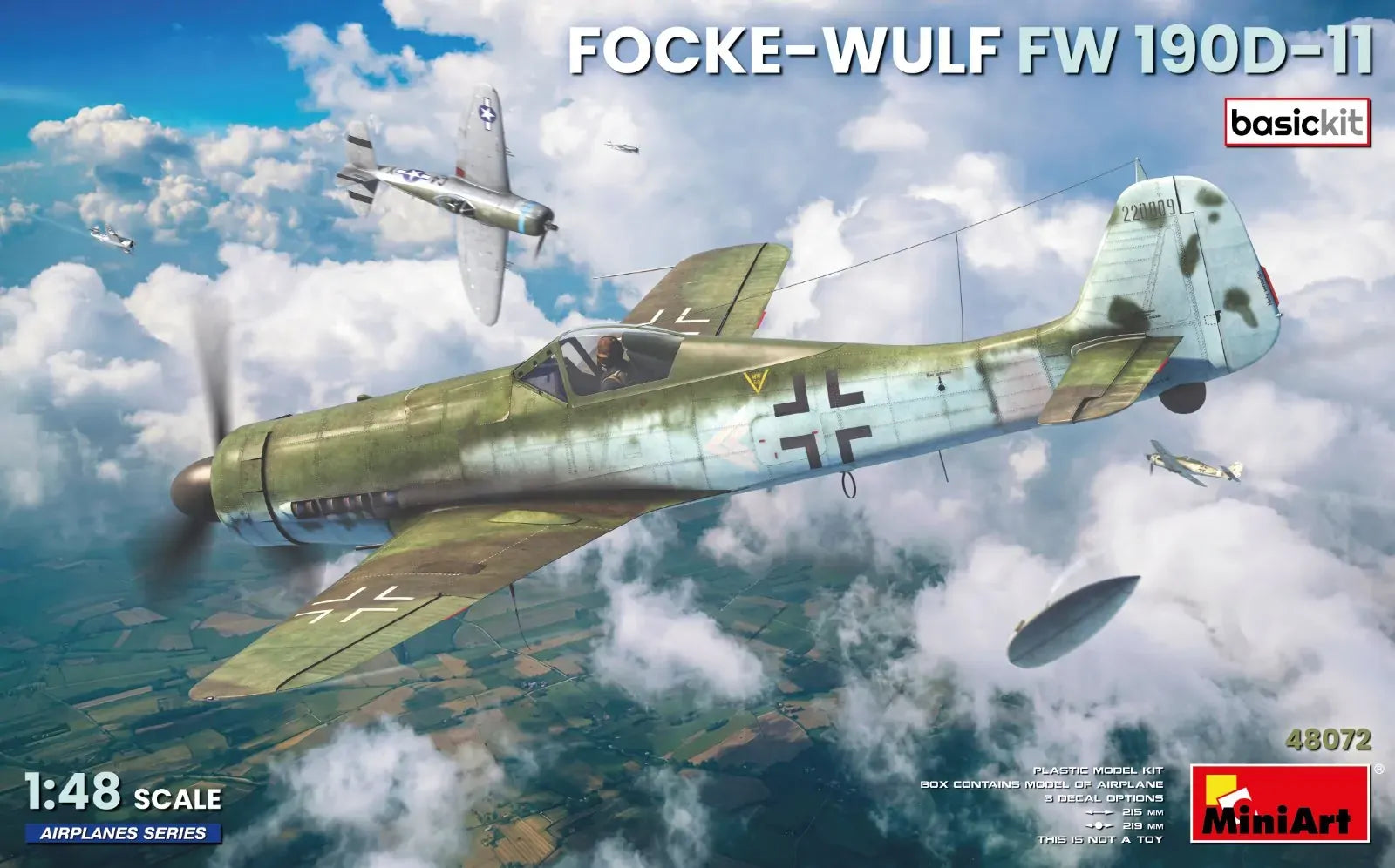 MiniArt 1/48 Focke-Wulf Fw 190D-11. Basic Kit Plastic Model Kit