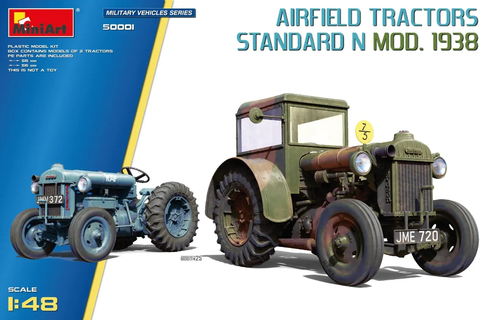 MiniArt 1/48 Airfield Tractors Standard N Mod. 1938 Plastic Model Kit