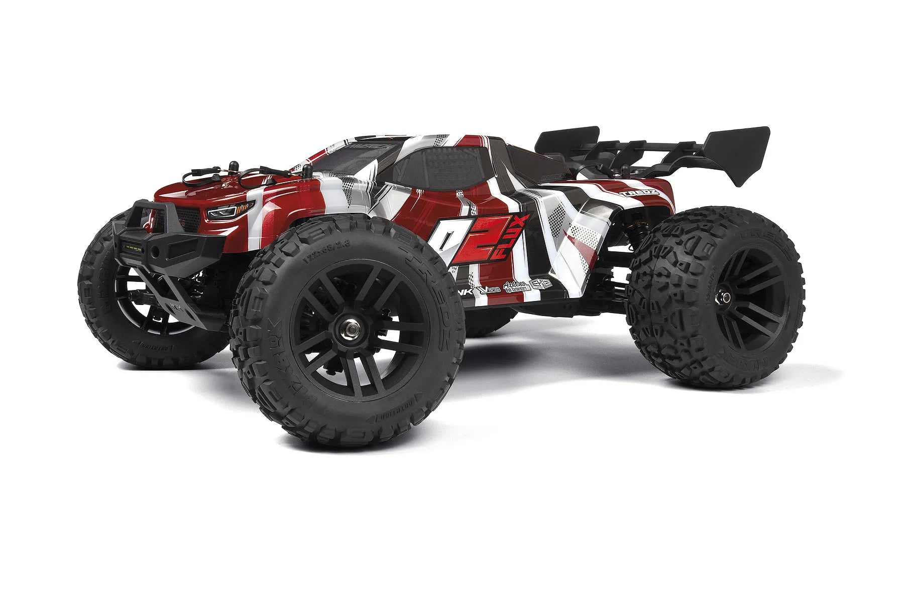 Maverick Quantum2 XT Flux RC Stadium Truck Electric Brushless 4WD 1/10 Scale RTR - Red