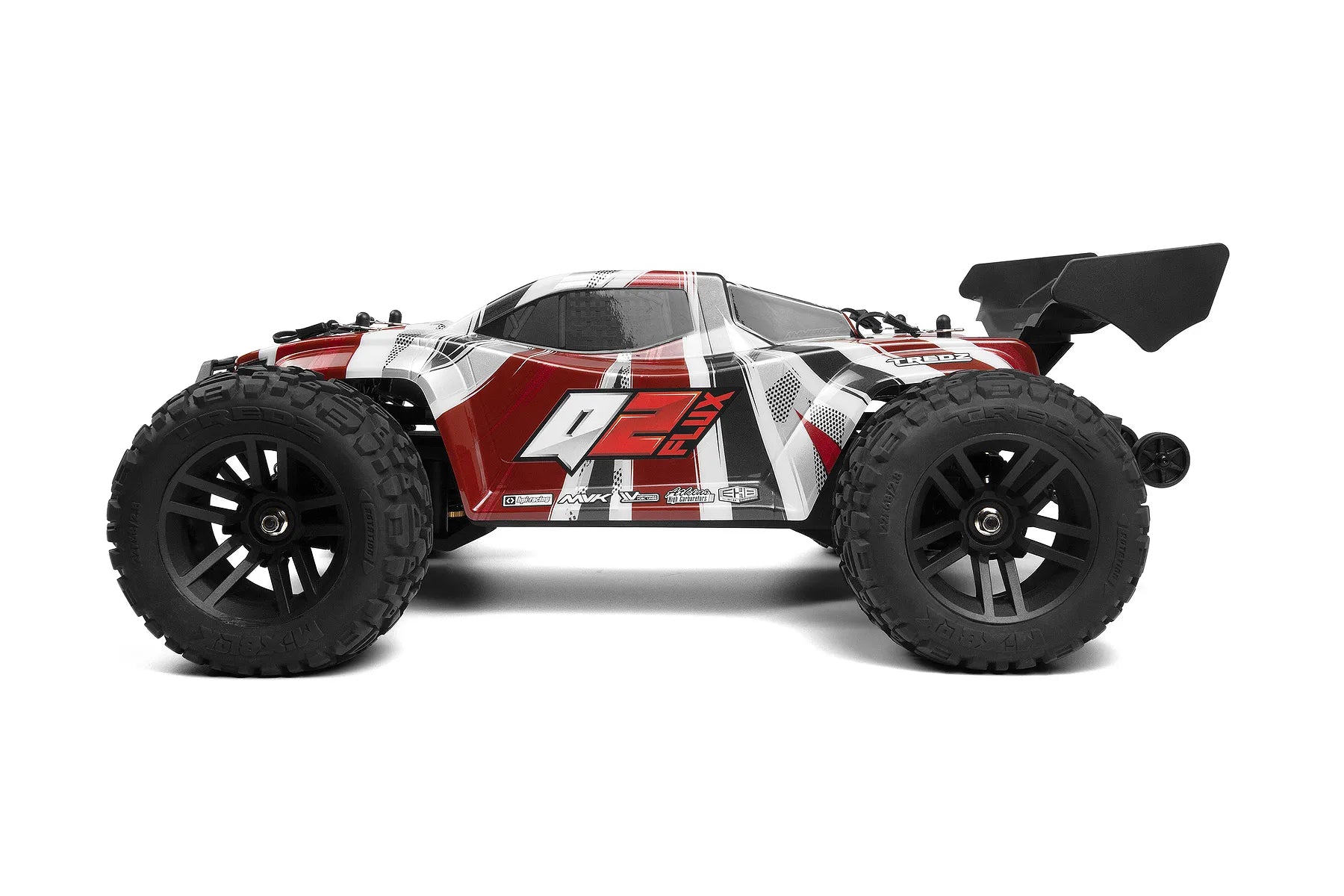 Maverick Quantum2 XT Flux RC Stadium Truck Electric Brushless 4WD 1/10 Scale RTR - Red