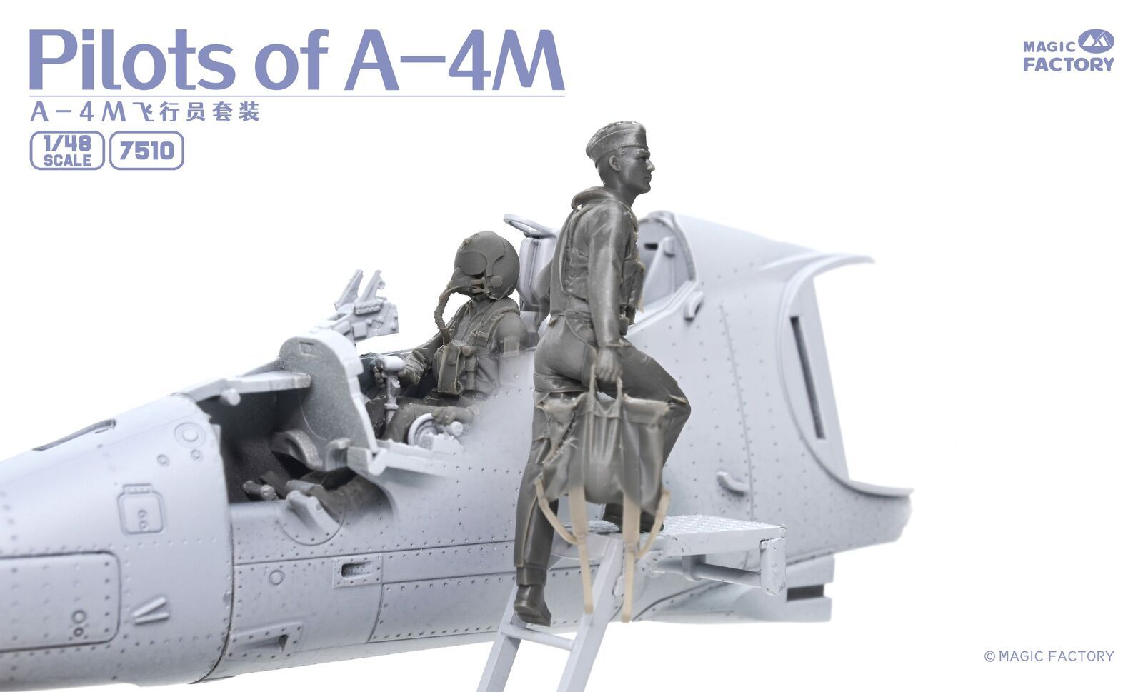 Magic Factory 1/48 Pilots of A-4M Plastic Model Kit