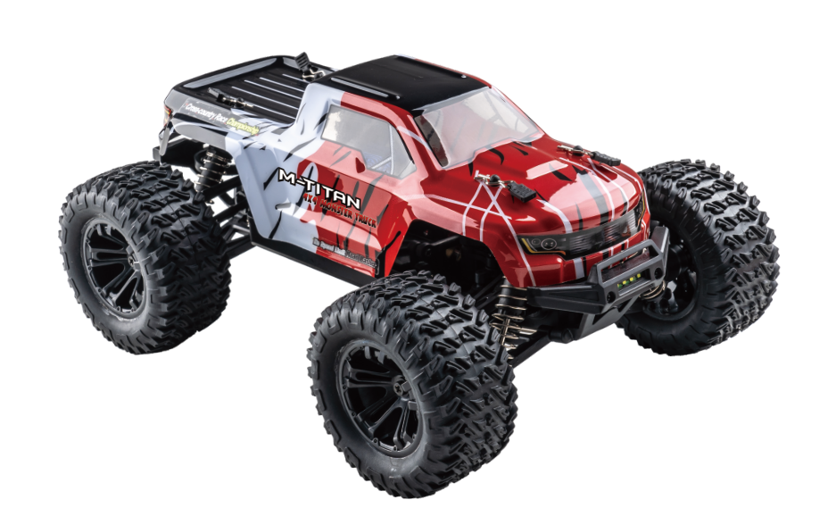 MG116001 Mega RC 1/16 M-TITAN Mini Monster Truck 4x4 RTR (Red) Mega RC