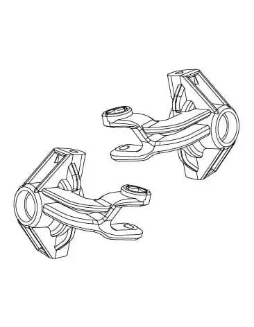 MJX Steering Spindle Set