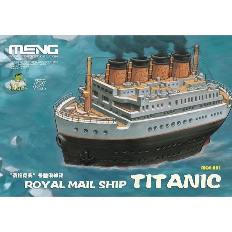 MM-MOE-001 Meng Royal Mail Ship Titanic (Cartoon Model) Plastic Model Kit Meng
