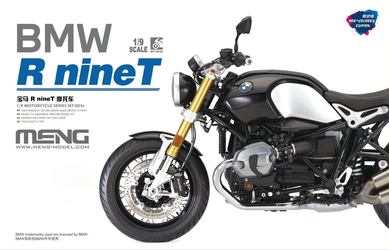 MM-MT-003s Meng 1/9 BMW R nineT (Pre-colored Edition) Plastic Model Kit Meng