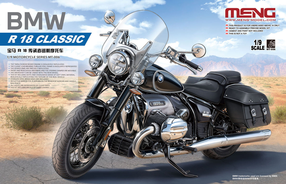 Meng 1/9 BMW R18 Classic Plastic Model Kit MM-MT-006