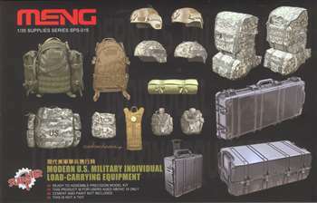 MM-SPS-015 Meng 1/35 Modern U.S. Military Individual Load-Carrying Equipment Plastic Model Kit Meng