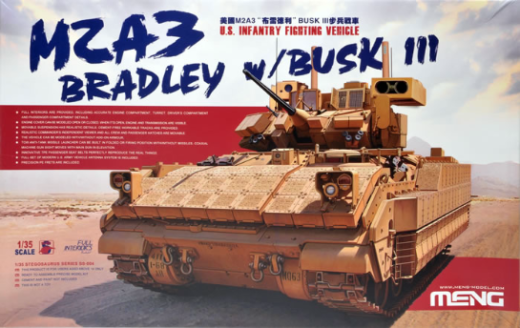 MM-SS-004 Meng 1/35 U.S. Infantry Fighting Vehicle M2A3 Bradley w/Busk III Plastic Model Kit Meng